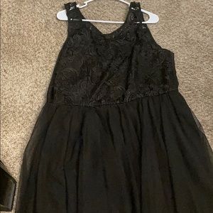 Black Dress with Tutu